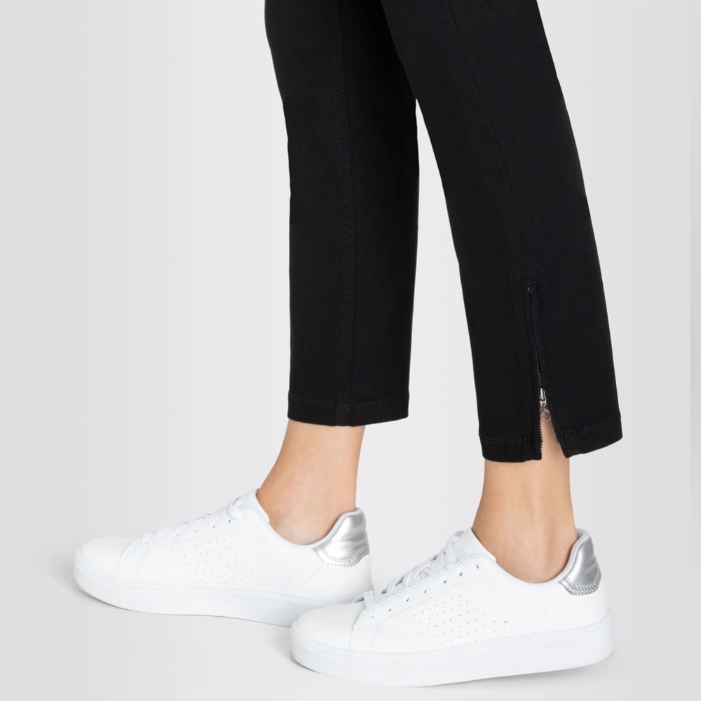 MAC (4) Dream Chic Denim in Anthracite Fancy Wash Cropped Ankle Zipper Slim NWT - Picture 5 of 16